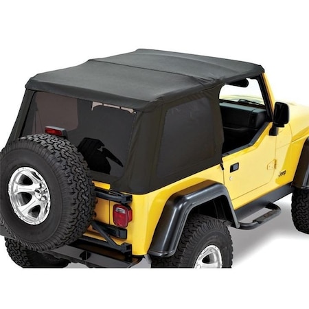 Bestop Trektop Slantback Soft Top For Jeep 1997-2006 Wrangler TJ 56920-17